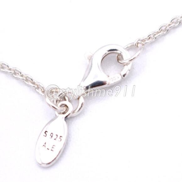 Authentic PANDORA Sterling Silver Chain Necklace - 590412 - Picture 4 of 10